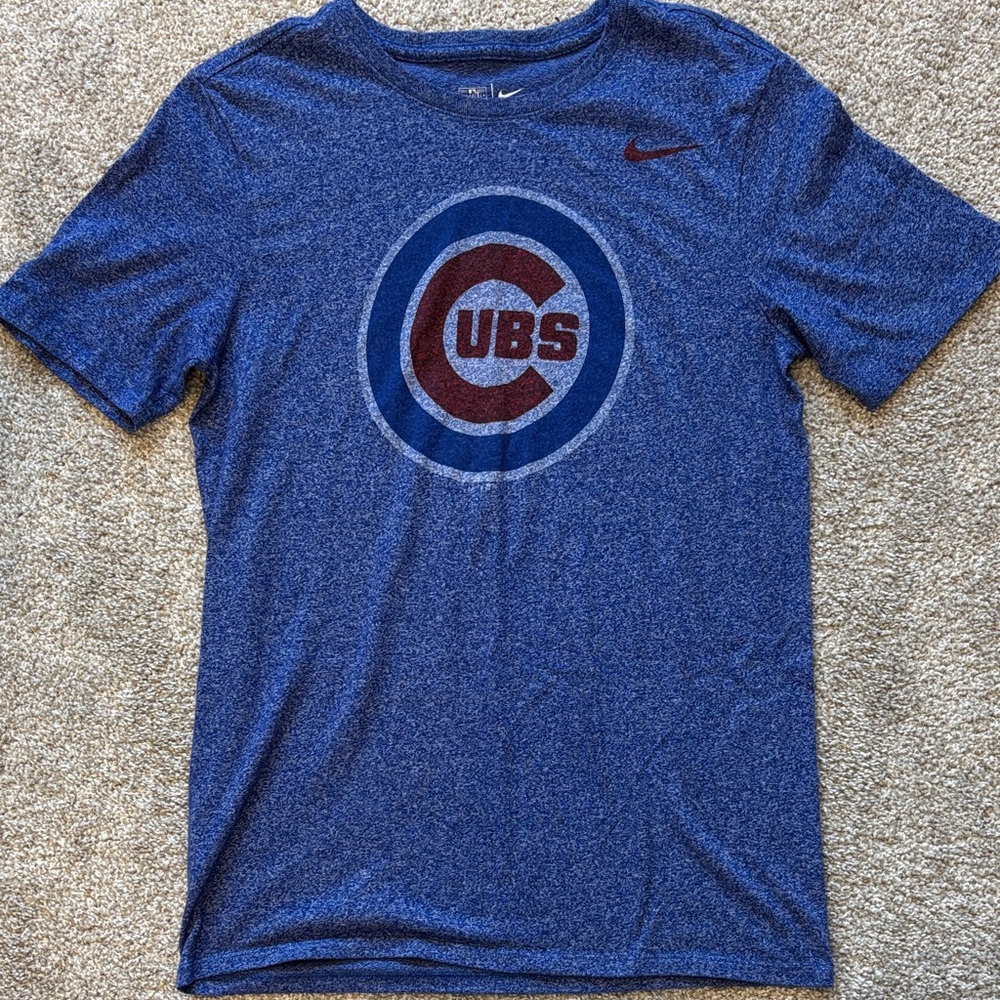 Nike Blue Cubs Logo Tee